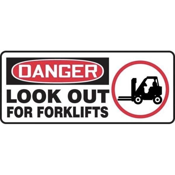 Accuform OSHA DANGER SAFETY SIGN LOOK OUT MVHR117XL MVHR117XL - main